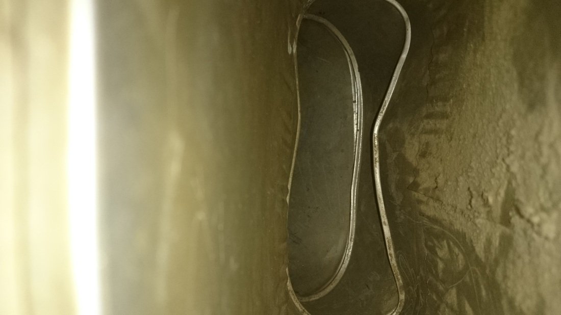 Clean air duct after professional cleaning