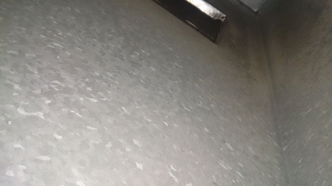 Clean return duct after service