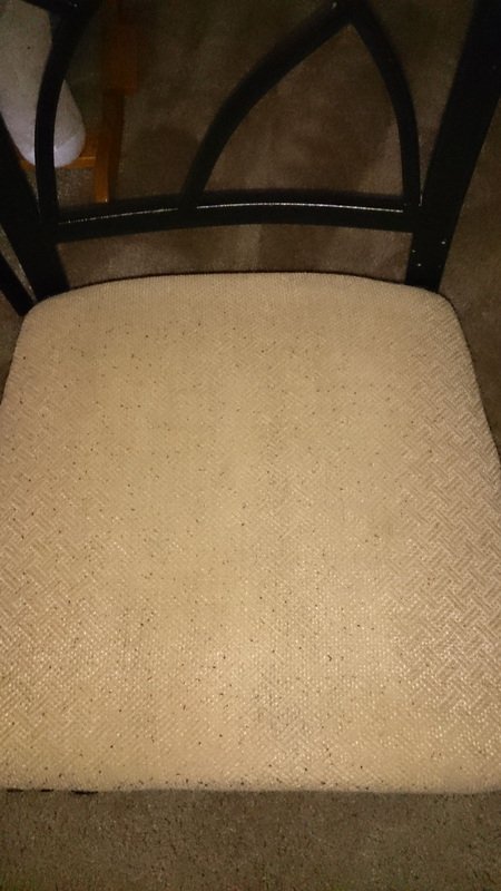 Furniture after cleaning